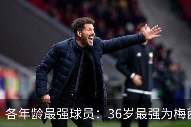 各年龄最强球员：36岁最强为梅西，39岁最强为C罗